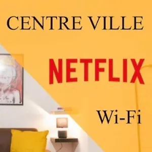 Bnb'p Studio- Cosy -centre Ville- Netflix Appartement